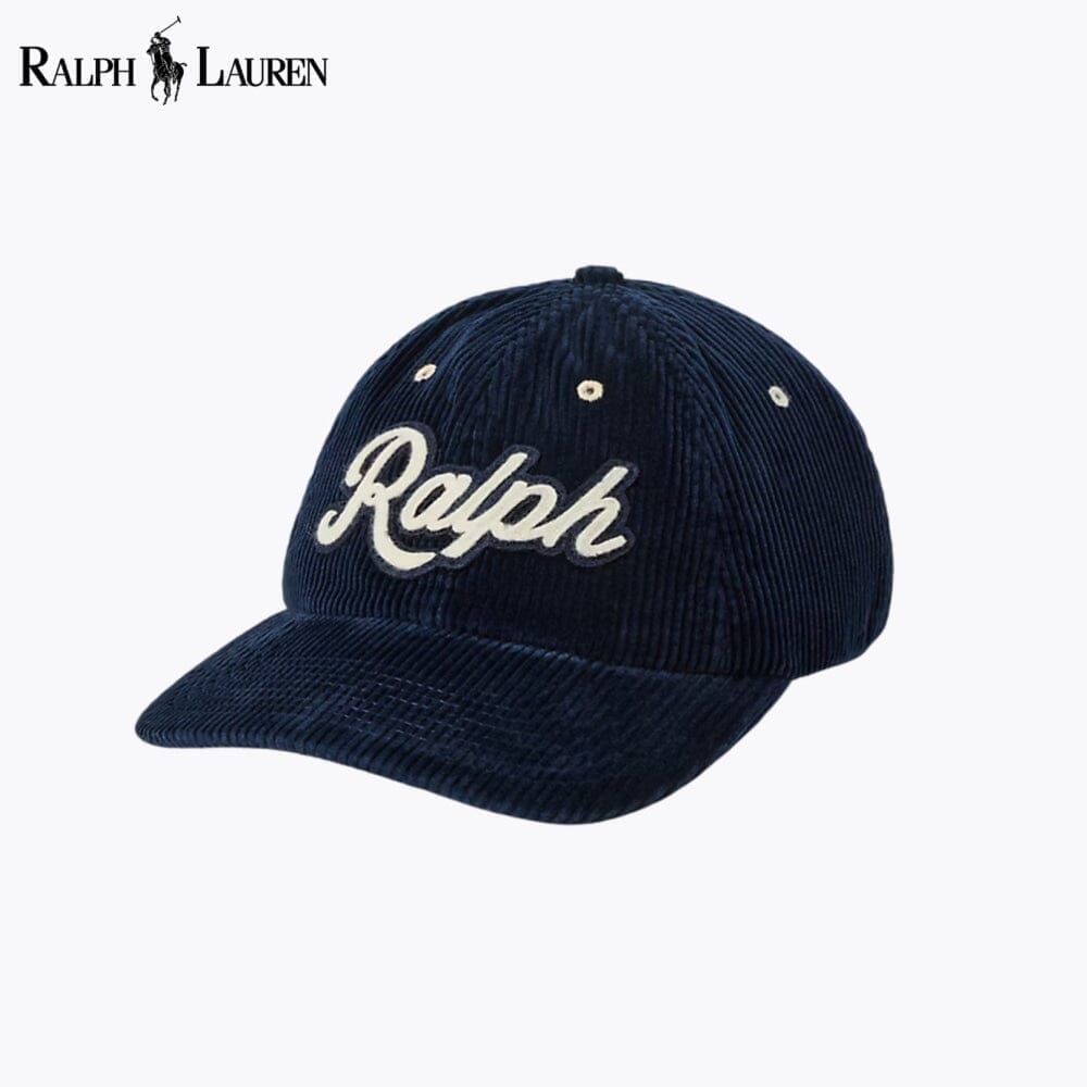 Ralph Lauren Ballkappe aus Cord mit -Logo