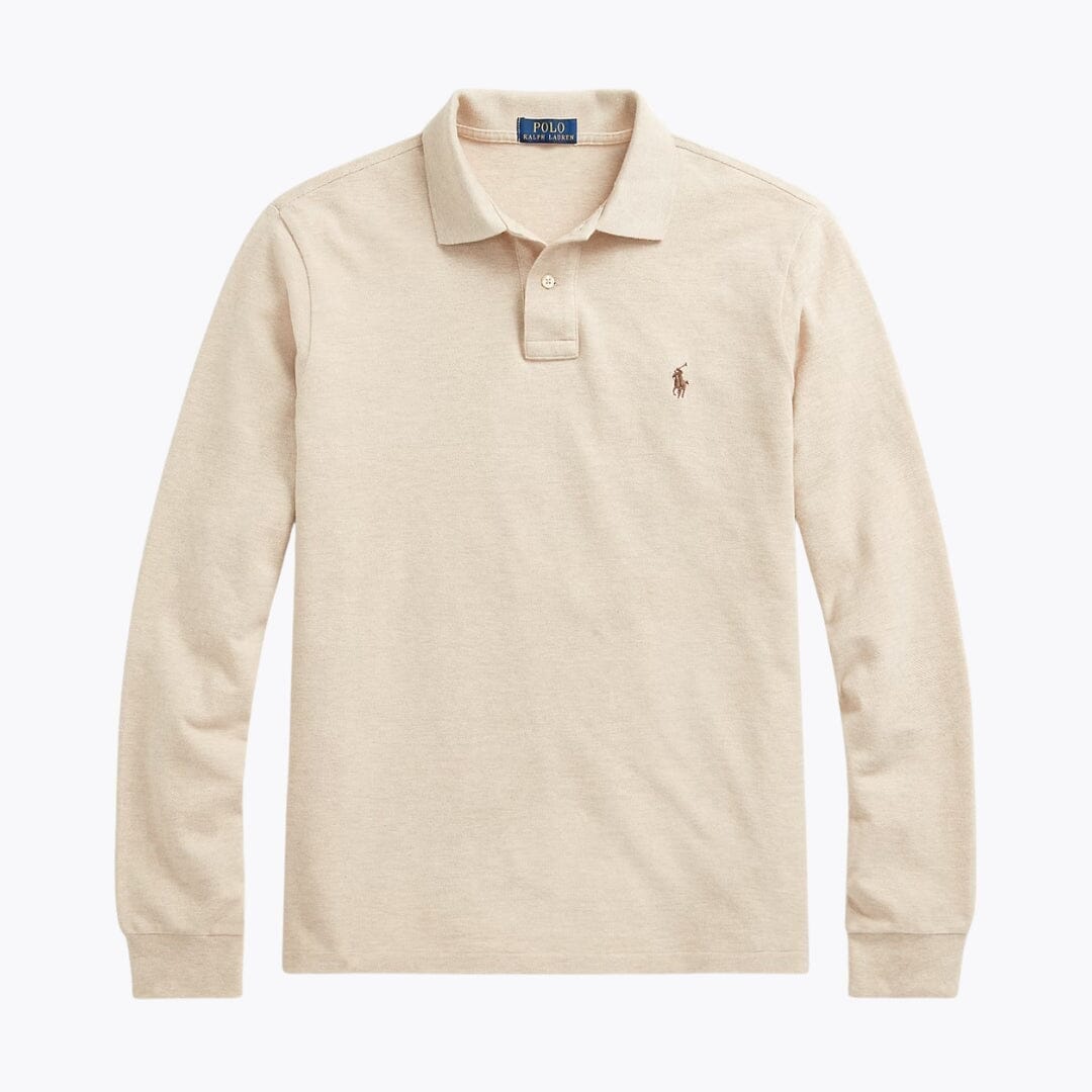 Ralph Lauren Mesh-Langarm-Poloshirt