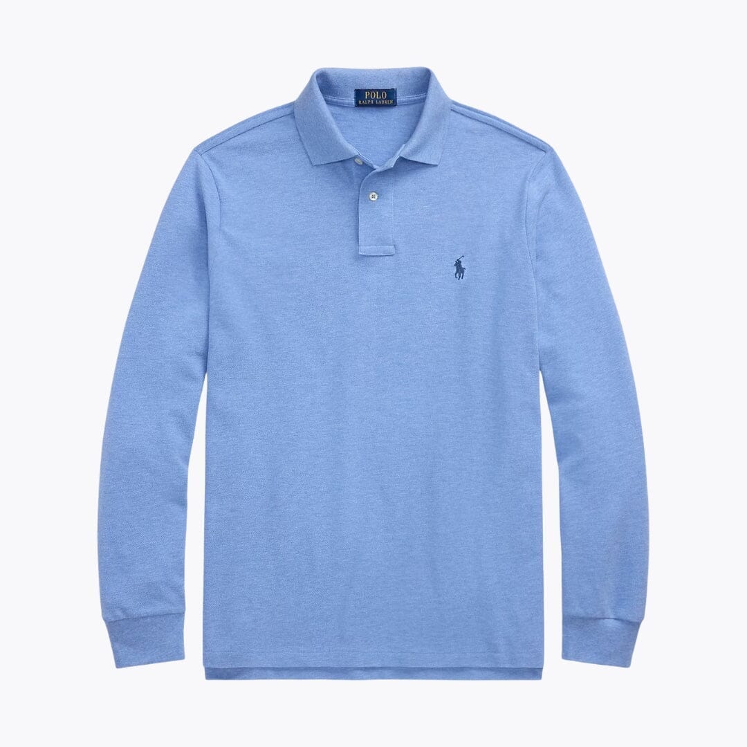 Ralph Lauren Mesh-Langarm-Poloshirt