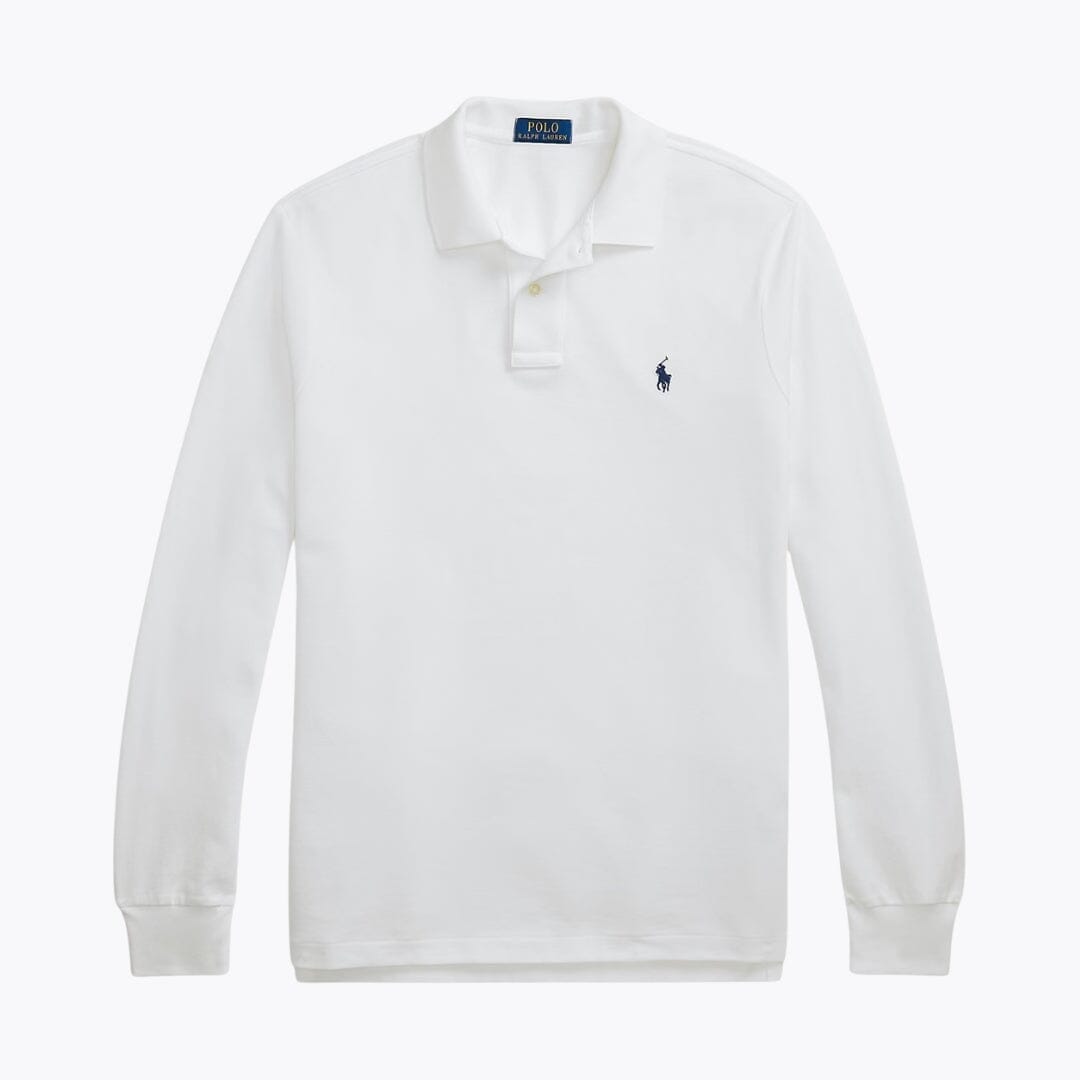 Ralph Lauren Mesh-Langarm-Poloshirt