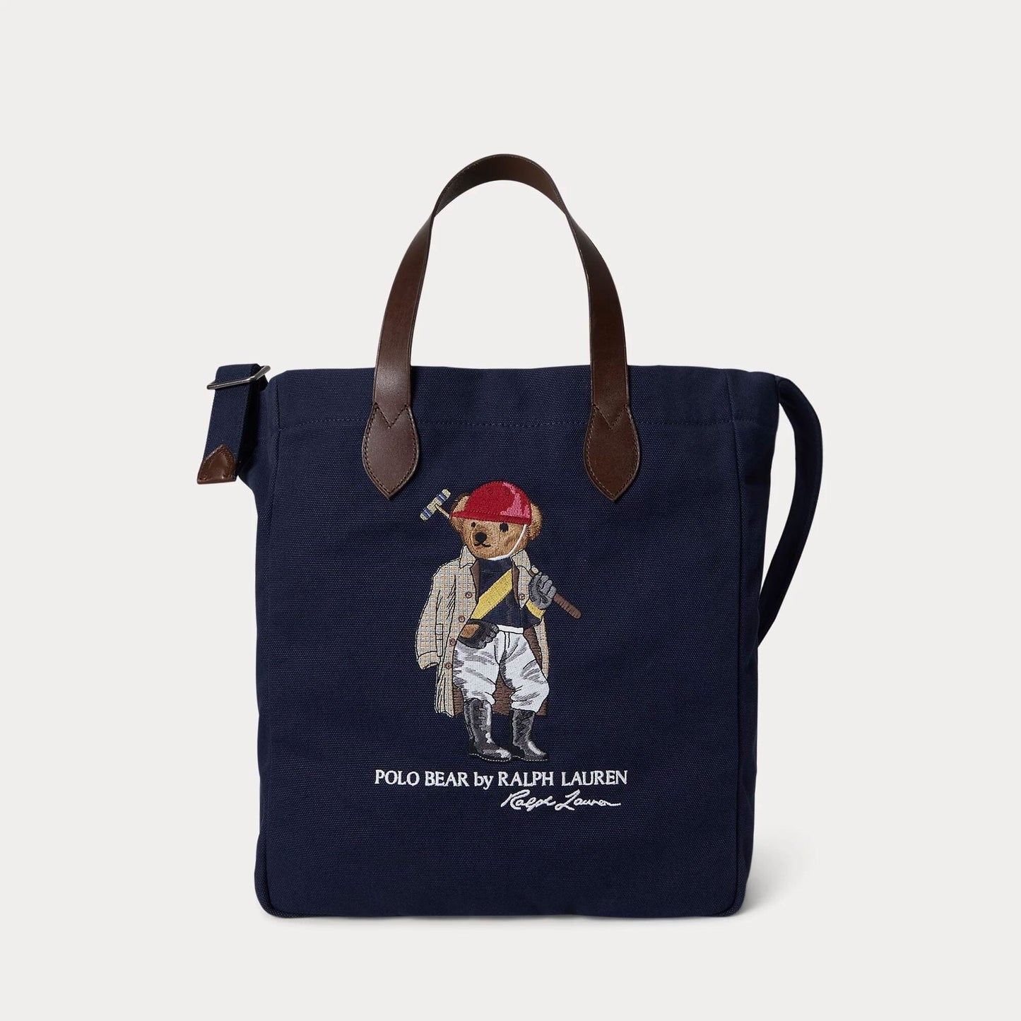 Ralph Lauren Polo Bear Canvas Shopper-Tasche