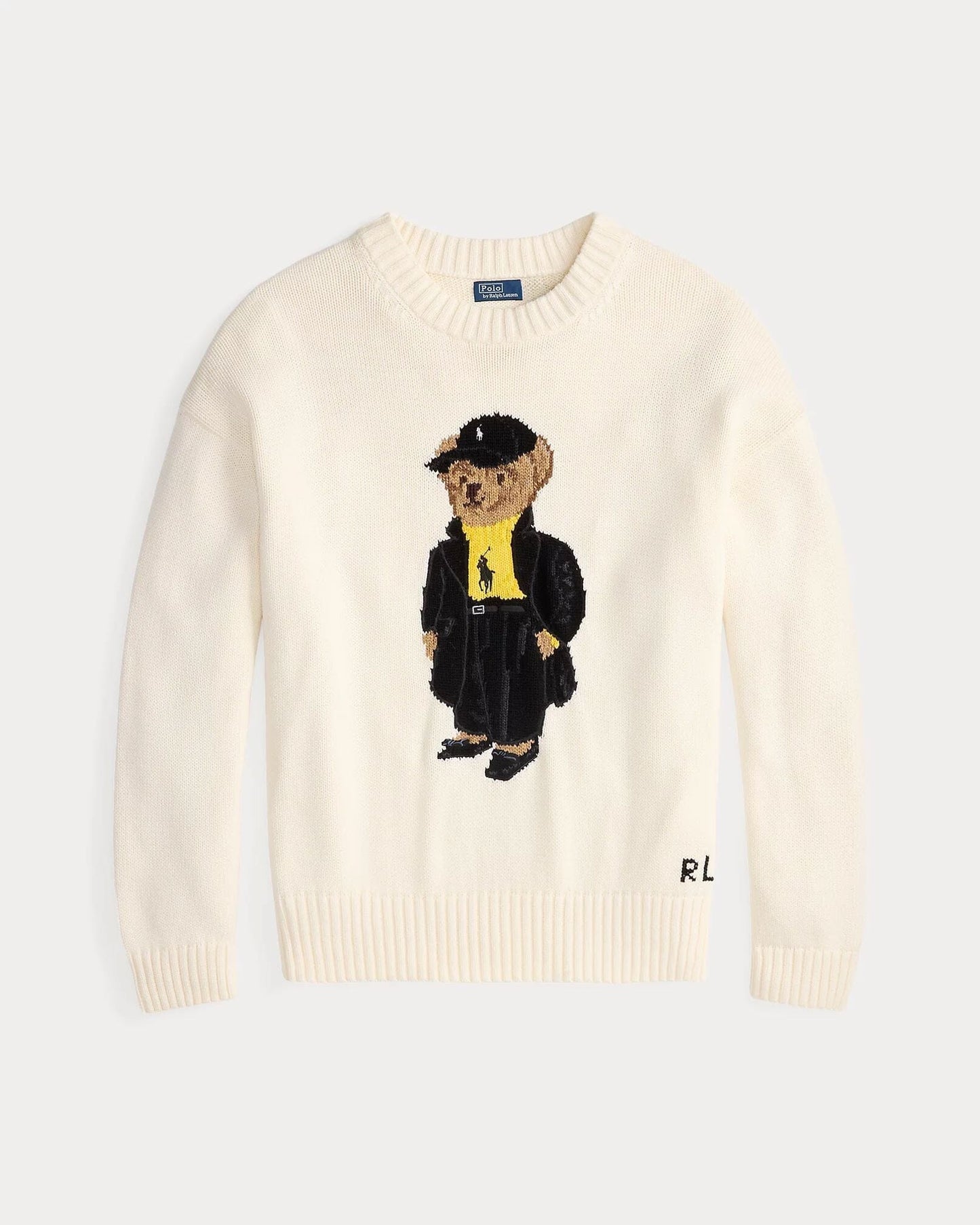 Ralph Lauren Polo Bear Baumwollpullover mit Rundhalsausschnitt