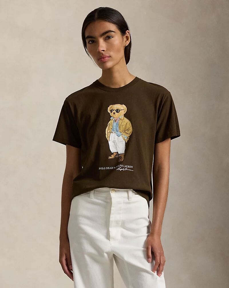 Ralph Lauren Polo Bear T-Shirt aus Baumwolljersey