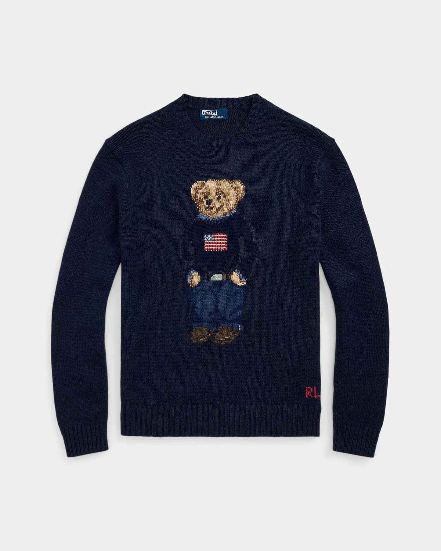 Ralph Lauren Polo Bear Baumwoll-Leinen-Pullover