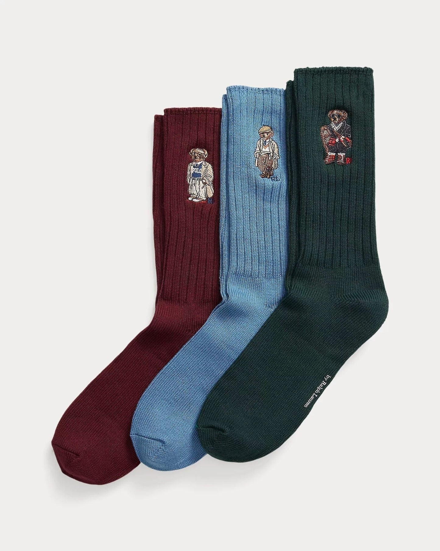 Ralph Lauren Polo Bear Crew 3-Socken-Geschenkset