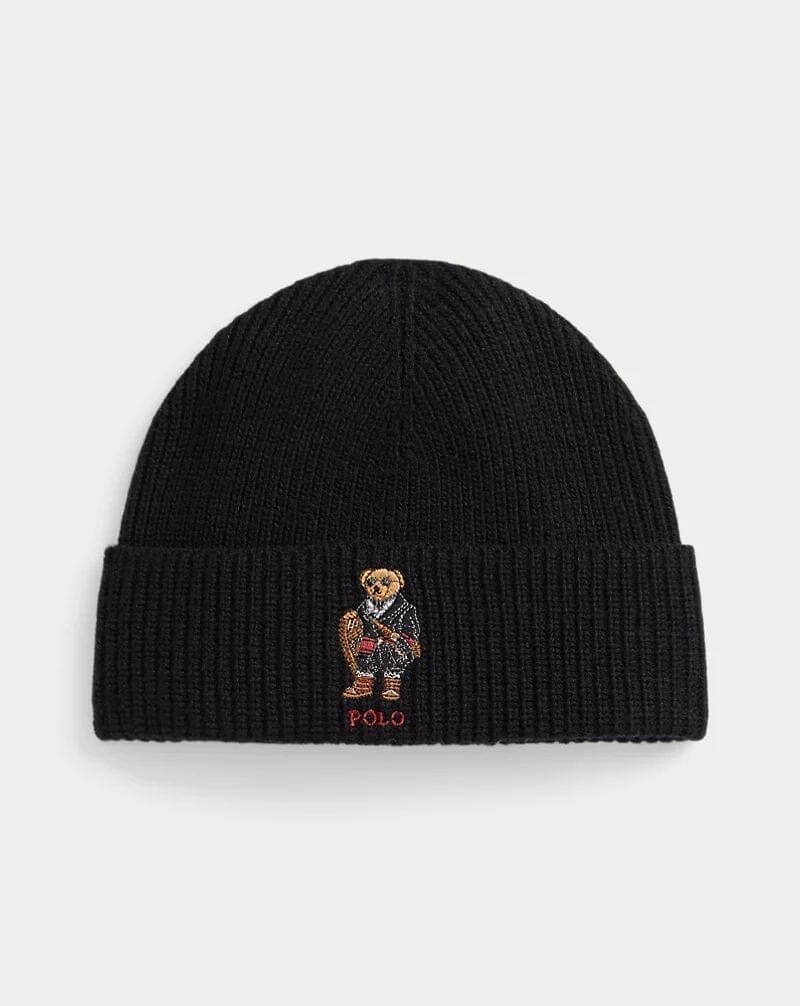Ralph Lauren Polo Bear Rippstrickmütze