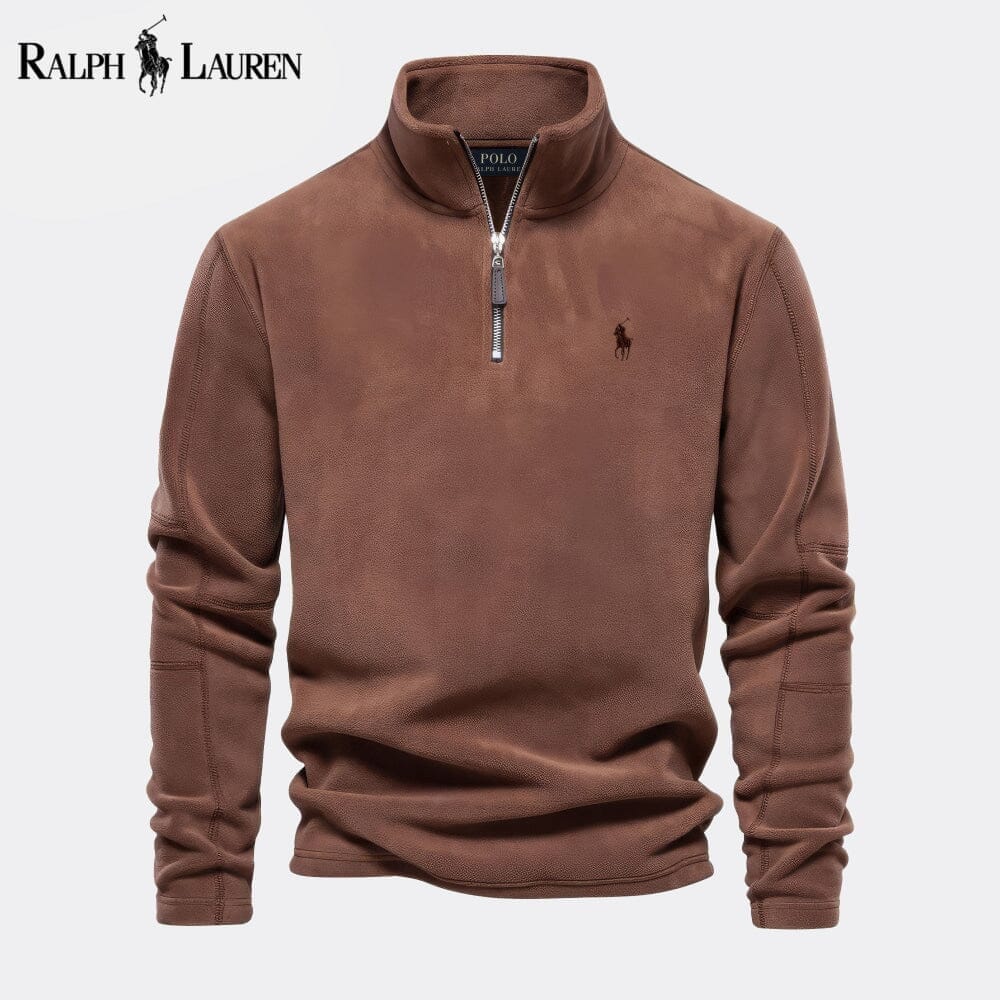 Ralph Lauren Prestige Wollstrickpullover mit Zopfmuster