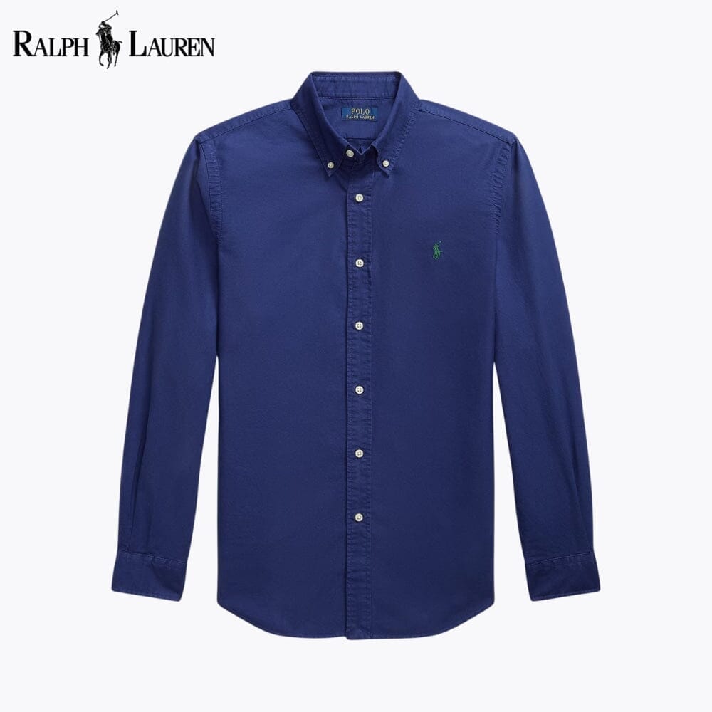 Ralph Lauren Slim Fit Stückgefärbtes Oxford-Hemd