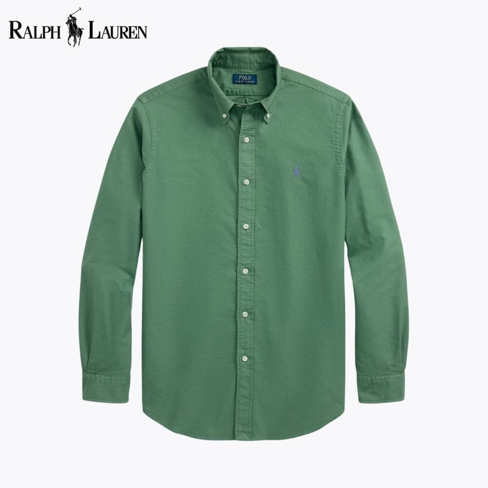 Ralph Lauren Slim Fit Stückgefärbtes Oxford-Hemd