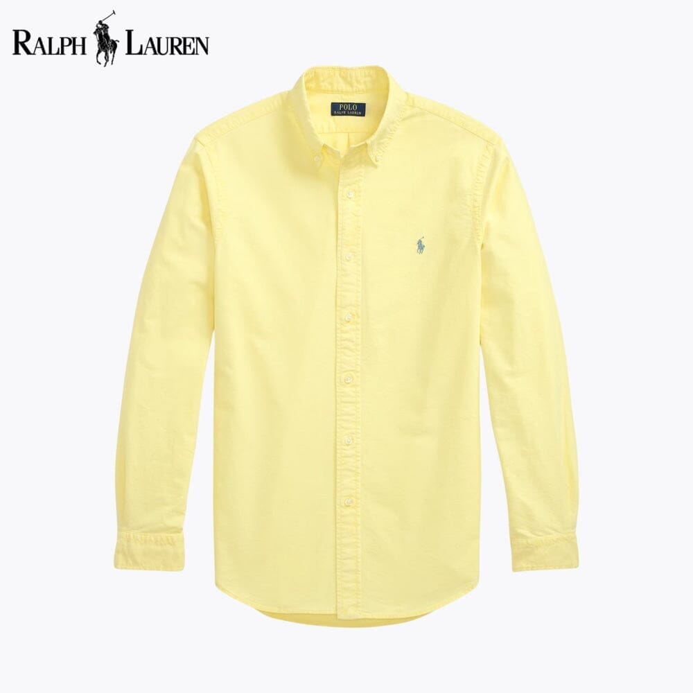 Ralph Lauren Slim Fit Stückgefärbtes Oxford-Hemd