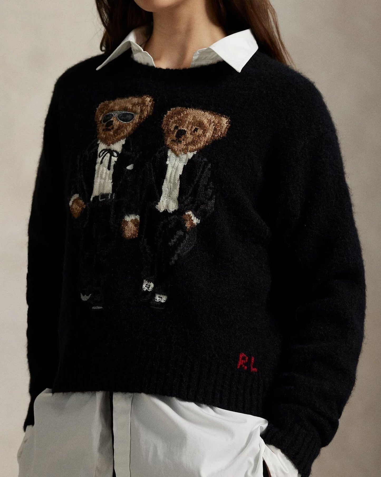 Ralph Lauren The Ralph & Ricky Tuxedo Bear Pullover