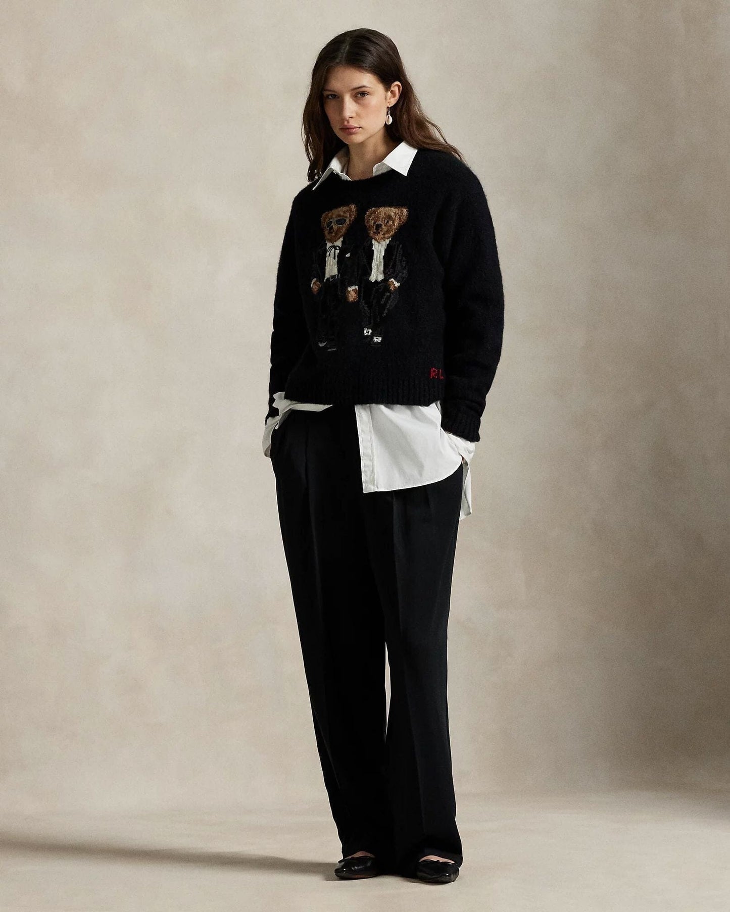 Ralph Lauren The Ralph & Ricky Tuxedo Bear Pullover