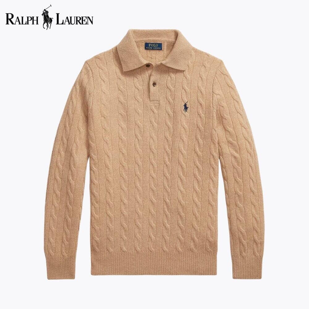 Ralph Lauren Zopfstrickpullover aus Wolle und Kaschmir
