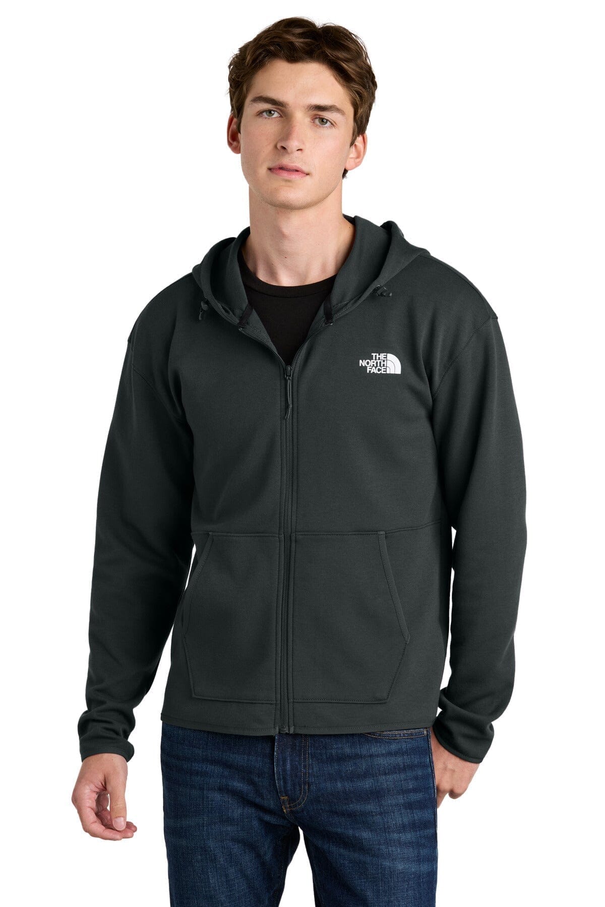 The North Face Doppelstrick-Hoodie mit durchgehendem Reißverschluss
