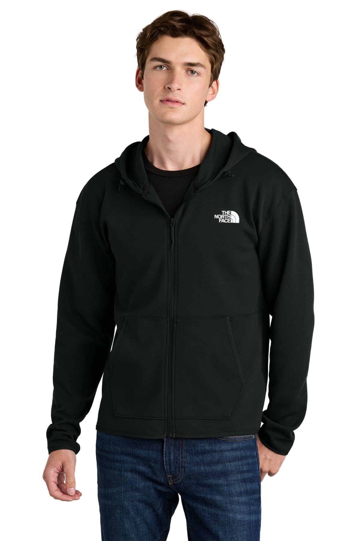 The North Face Doppelstrick-Hoodie mit durchgehendem Reißverschluss