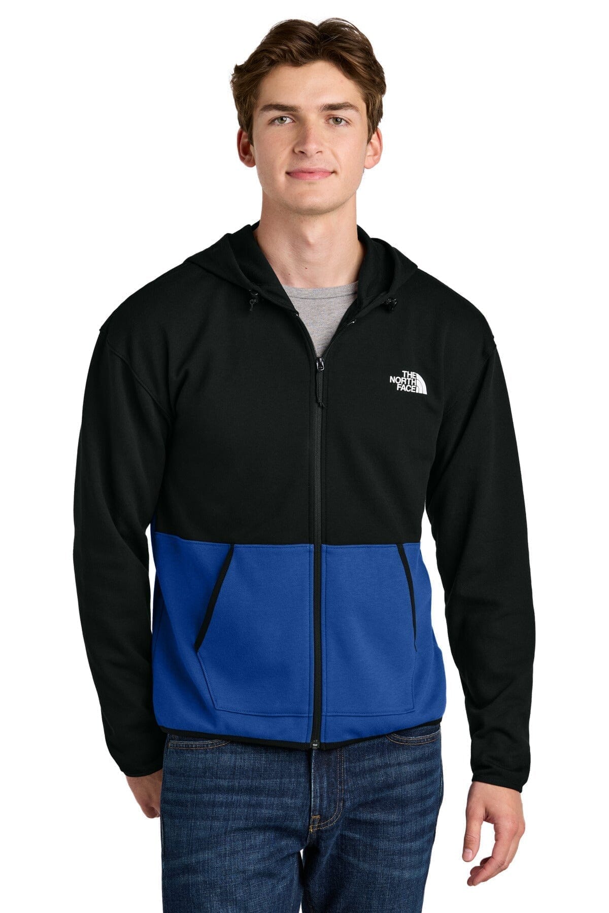 The North Face Doppelstrick-Hoodie mit durchgehendem Reißverschluss