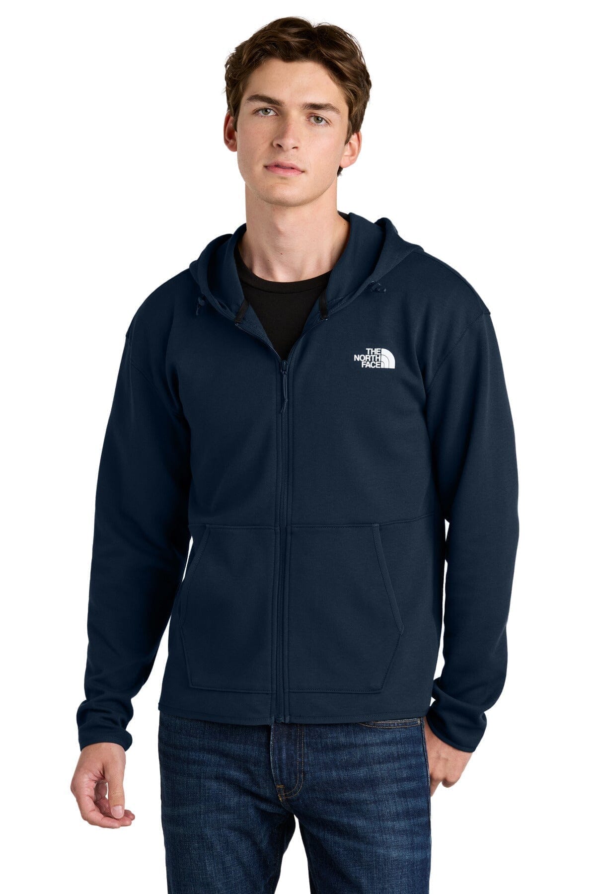 The North Face Doppelstrick-Hoodie mit durchgehendem Reißverschluss