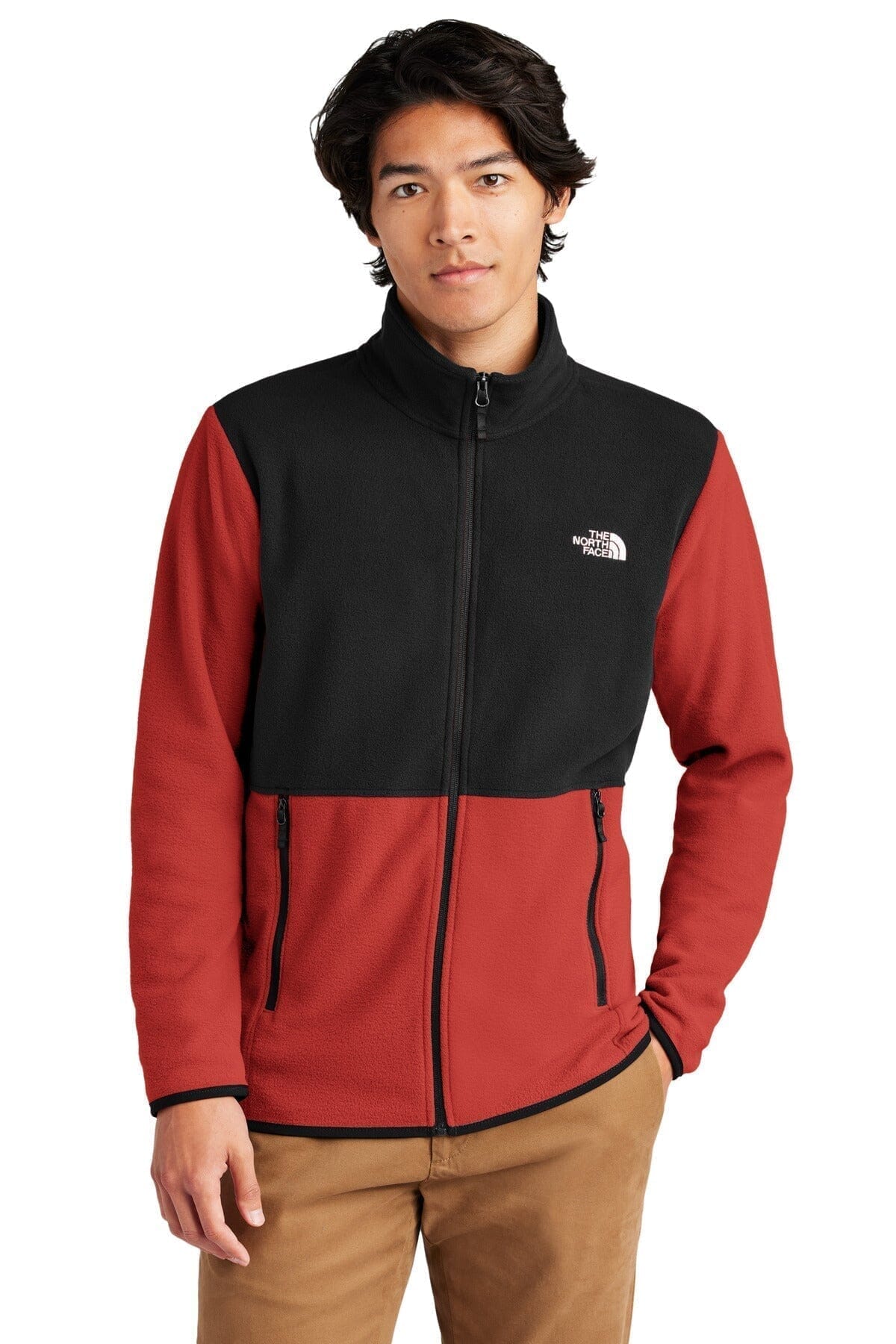 The North Face Glacier Fleecejacke mit durchgehendem Reißverschluss