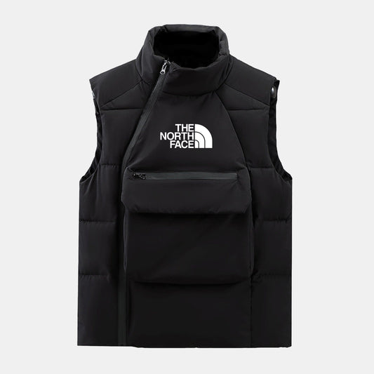 The North Face Gesteppter Strickpullover aus Wollmischung mit Zopfmuster