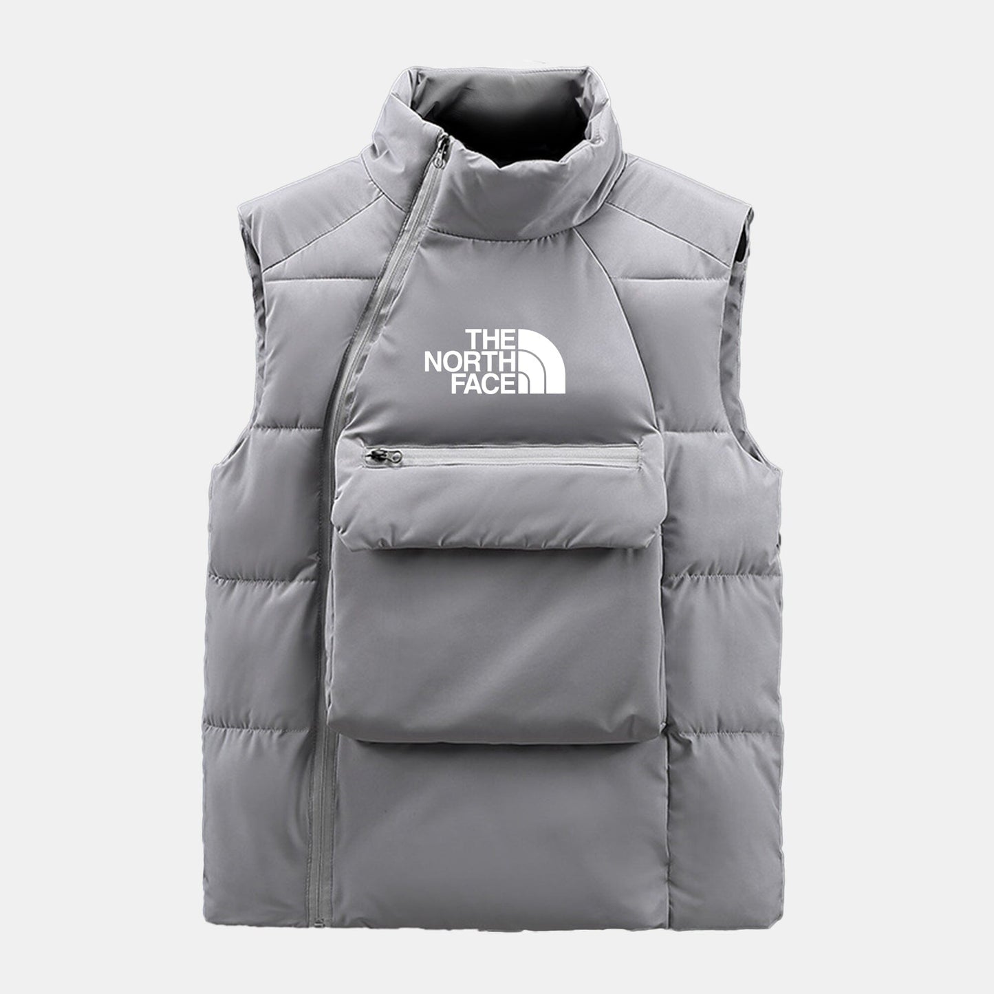 The North Face Gesteppter Strickpullover aus Wollmischung mit Zopfmuster