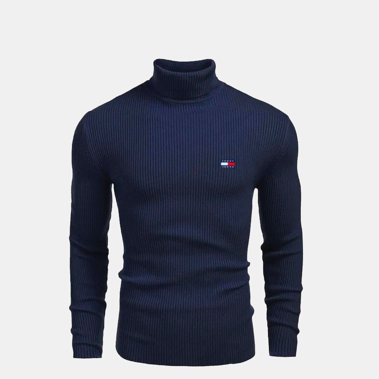 Tommy Hilfiger Rollkragenpullover aus Wolle mit Zopfmuster