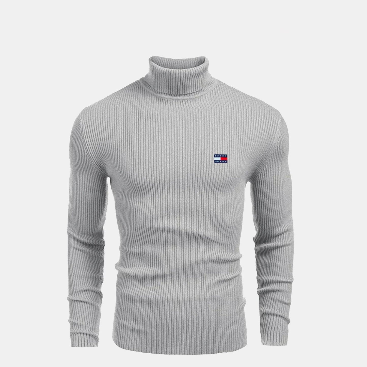 Tommy Hilfiger Rollkragenpullover aus Wolle mit Zopfmuster